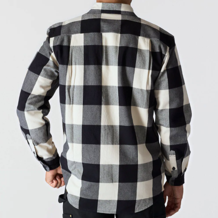 Koszula Flanelowa Carhartt Heavyweight Plaid Shirt - Oat Milk